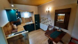 Χώρος καθιστικού στο Apartament z tarasem