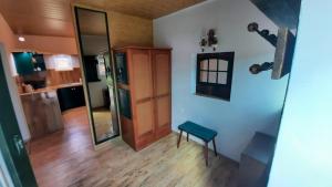 Η κουζίνα ή μικρή κουζίνα στο Apartament z tarasem