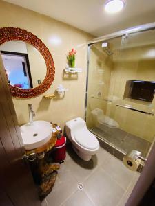 Koupelna v ubytování Cusco Hotel Boutique + 63 fotografií