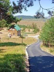 a house on the side of a road at Vila Danida in Žabljak