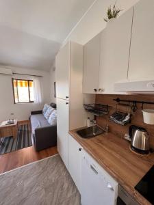 Kuchnia lub aneks kuchenny w obiekcie Apartments Valentinovo