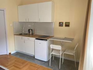 Una cocina o kitchenette en Apartman Centar