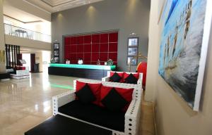 Uma área de estar em Novo Turismo Resort & Spa