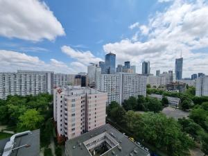 Výhľad na mesto Varšava alebo výhľad na mesto priamo z apartmánu