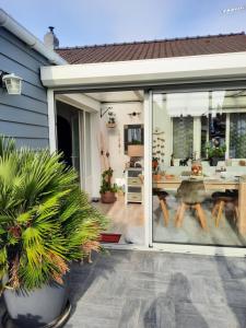 Patio nebo venkovní prostory v ubytování Mon petit paradis