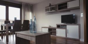 A television and/or entertainment centre at Apartamento Casa A Braña