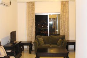 O zonă de relaxare la Al Dyafah Hotel Apartments