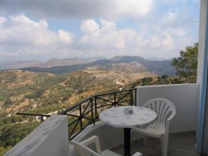 A balcony or terrace at Aris Rooms