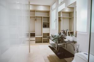 Koupelna v ubytování Hotel Súper Estrellas