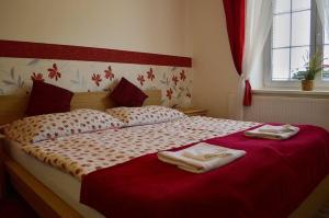 Voodi või voodid majutusasutuse Hotel Florian toas