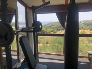 Γυμναστήριο ή/και όργανα γυμναστικής στο Etno Villa with a pool - Matušanovi Dvori Rab