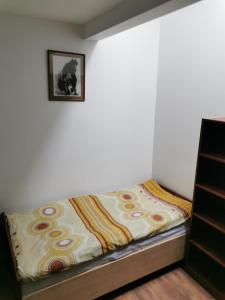 Cama o camas de una habitación en Noclegi Piotrków Tryb