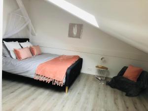 Postel nebo postele na pokoji v ubytování Le Gîte de Golette