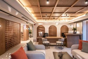 Posezení v ubytování Paralos Venus Suites Adults Only