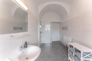 Koupelna v ubytování Ferienwohnungen im Kloster