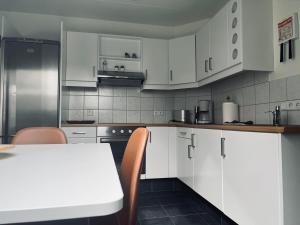 Kuchyň nebo kuchyňský kout v ubytování G10 Apartments