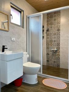 Salle de bains dans l'établissement ShinYuan BNB