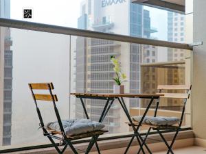 Balkón nebo terasa v ubytování Mira Holiday Homes - Furnished studio in Downtown