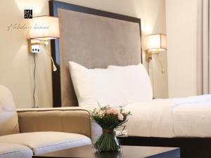 Postel nebo postele na pokoji v ubytování Mira Holiday Homes - Furnished studio in Downtown