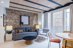 Homely Málaga Mariblanca 17, Vegafuente Apartments的休息区