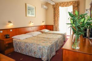 Katil atau katil-katil dalam bilik di Union Hotel Prague
