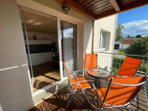 Balkón alebo terasa v ubytovaní Apartmán 7