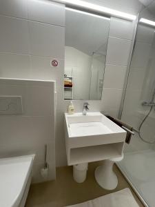 Kúpeľňa v ubytovaní Gruppenferienwohnung am Auweg