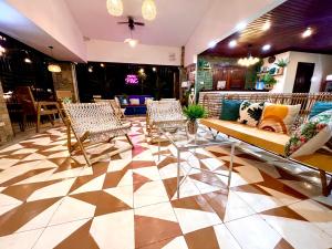 Posezení v ubytování HOTEL Pinc