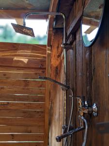 Ein Badezimmer in der Unterkunft Caravan in centre of Banska Štiavnica