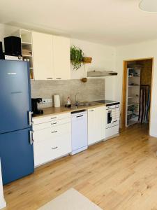 Η κουζίνα ή μικρή κουζίνα στο Ferienwohnung „Hygge“ in Liebenburg +7 φωτογραφίες