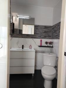 Koupelna v ubytování Casita Amigo
