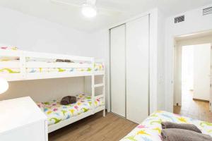 Postel nebo postele na pokoji v ubytování Casablanca 4 Apartamento con jardín privado + 24 fotografií