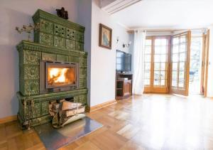 Μια τηλεόραση ή/και κέντρο ψυχαγωγίας στο Dom w Milówce - balia całoroczna, jacuzzi