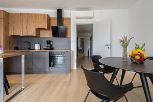 Kuchyň nebo kuchyňský kout v ubytování Apartman Ivan Krk