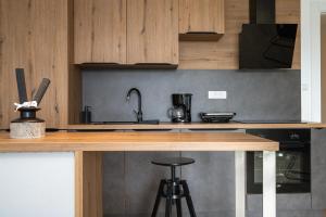 Kuchyň nebo kuchyňský kout v ubytování Apartman Ivan Krk
