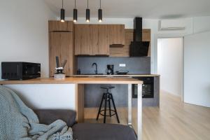 Kuchyň nebo kuchyňský kout v ubytování Apartman Ivan Krk