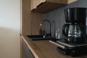 Kuchyň nebo kuchyňský kout v ubytování Apartman Ivan Krk