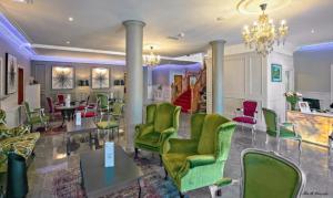Predel za sedenje v nastanitvi Brook Lodge Boutique Hotel