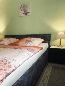 Katil atau katil-katil dalam bilik di Ferienwohnung Am Hasenberg