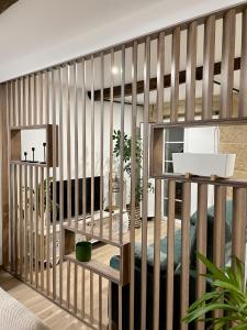 Kuchyň nebo kuchyňský kout v ubytování A Das Marias LOFT