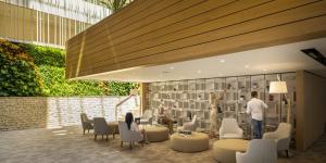 Aminess Laurel Khalani Hotel的休息区