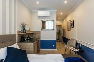 Posteľ alebo postele v izbe v ubytovaní AR Apartamenty
