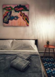 Letto o letti in una camera di Treehouse Hostel