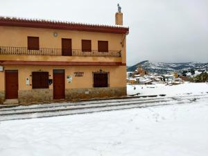 Casa rural el Mirador de Alatoz in de winter