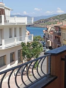 a view from the balcony of a building at Cavalluccio Marino in Castelsardo