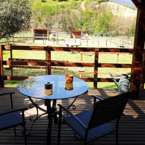 Balkón nebo terasa v ubytování Chambre d'hôtes Le Petit Ranch