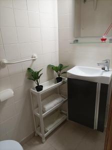 Kúpeľňa v ubytovaní Apartamento O Vento