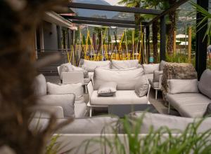 Istumisnurk majutusasutuses Hotel Rudy