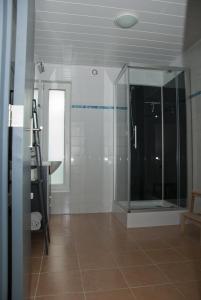 Koupelna v ubytování B&B Die Alte Scheune