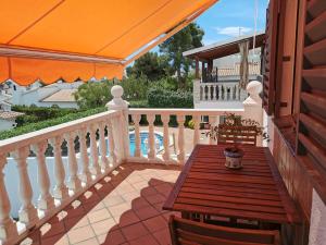 Balkón nebo terasa v ubytování Villa Playa y Montaña